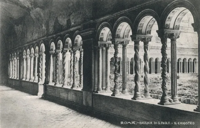 Framed Print : The Basilica of St. Paul, Rome - The Cloisters Framed Print : The Basilica of St. Paul, Rome - The Cloisters