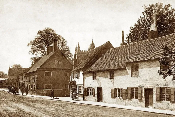 Framed Print : Basingstoke Church Street early 1900s Framed Print : Basingstoke Church Street early 1900s