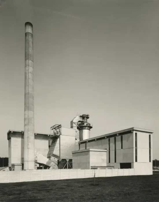 Framed Print : Basingstoke incinerator cooling tower Framed Print : Basingstoke incinerator cooling tower