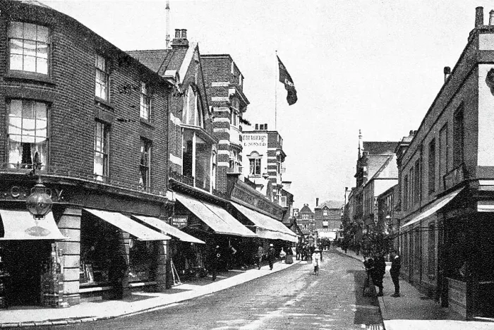 Framed Print : Basingstoke Winchester Street early 1900s Framed Print : Basingstoke Winchester Street early 1900s