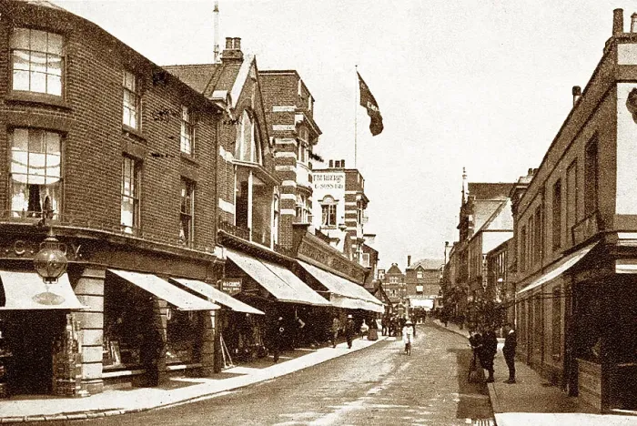 Framed Print : Basingstoke Winchester Street early 1900s Framed Print : Basingstoke Winchester Street early 1900s