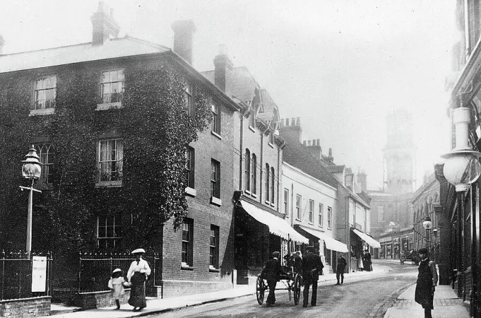 Framed Print : Basingstoke Wote Street early 1900s Framed Print : Basingstoke Wote Street early 1900s