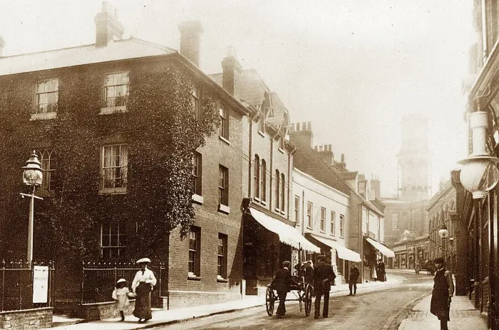 Framed Print : Basingstoke Wote Street early 1900s Framed Print : Basingstoke Wote Street early 1900s