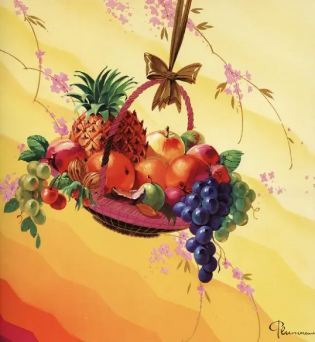 Framed Print : Basket of fruit Framed Print : Basket of fruit
