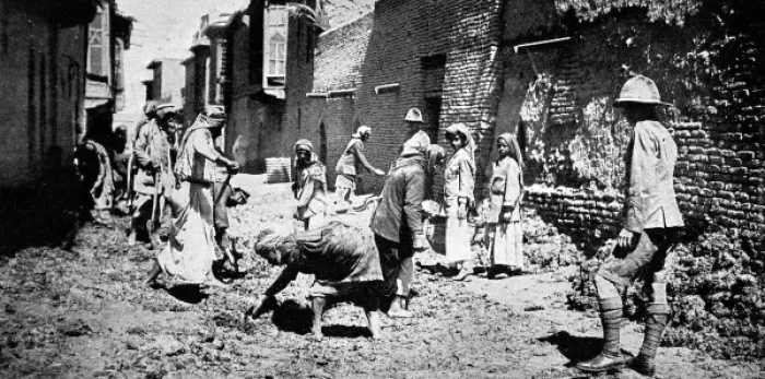 Framed Print : Basra under British Military Rule, 1916 Framed Print : Basra under British Military Rule, 1916
