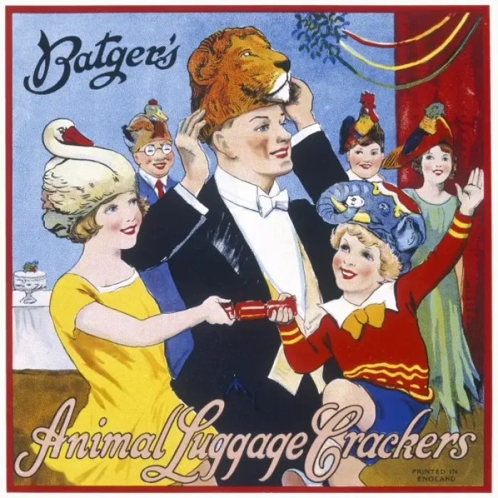 Framed Print : Batgers Crackers label Framed Print : Batgers Crackers label