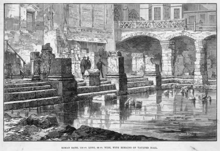 Framed Print : BATH BATHS Framed Print : BATH BATHS