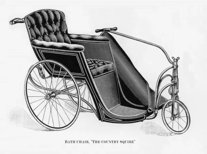 Framed Print : Bath chair Framed Print : Bath chair