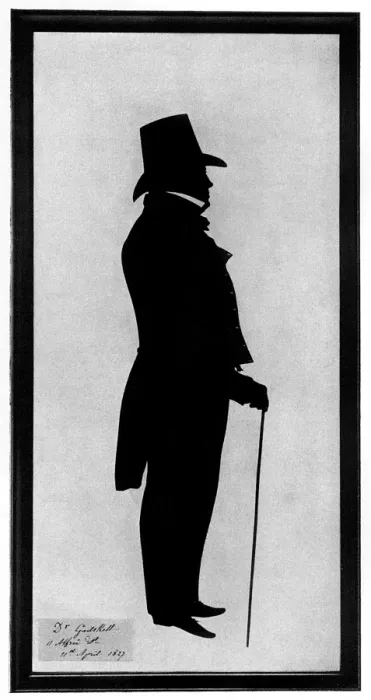 Framed Print : Bath Characters by Edouart - Dr Gaitskell Framed Print : Bath Characters by Edouart - Dr Gaitskell