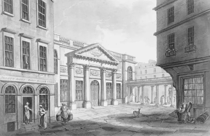 Framed Print : Bath - the pump room, &c Framed Print : Bath - the pump room, &c