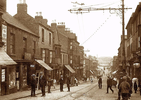 Bath Street, Ilkeston, early 1900s