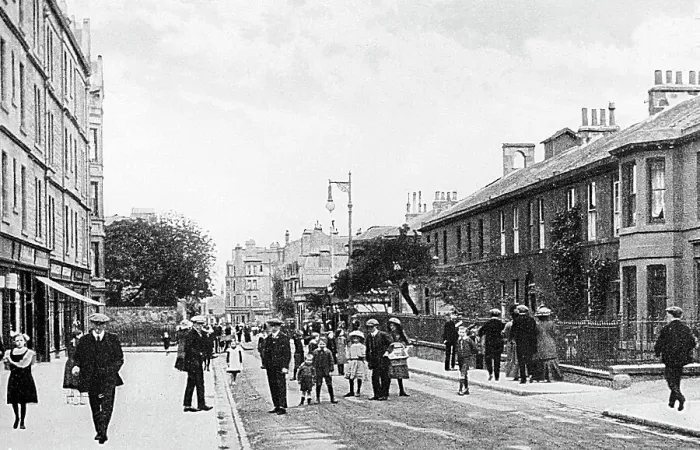 Framed Print : Bath Street, Portobello early 1900's Framed Print : Bath Street, Portobello early 1900's