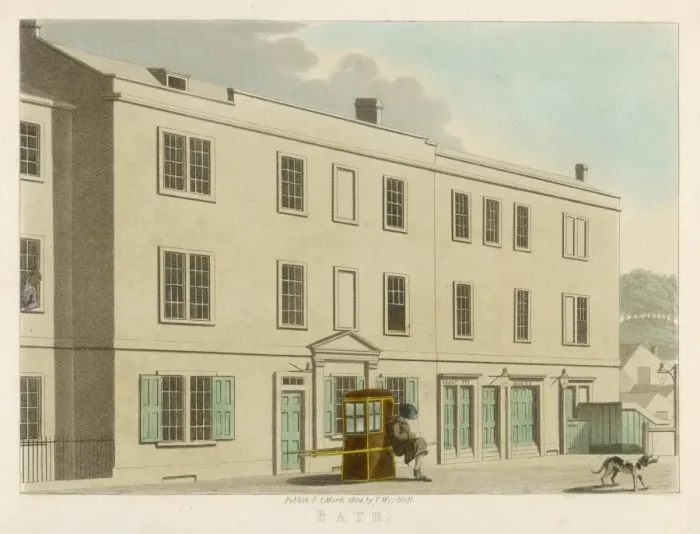 Framed Print : Bath Theatre 1804 Framed Print : Bath Theatre 1804