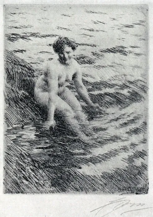 Framed Print : The Bather Framed Print : The Bather