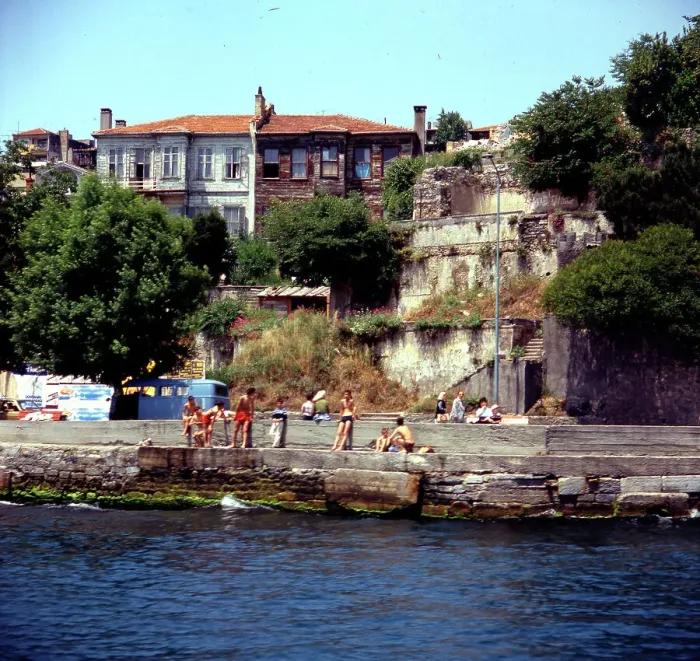 Framed Print : Bathers in the Bosphorus Framed Print : Bathers in the Bosphorus
