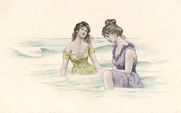 Bathers in Shallows 1905