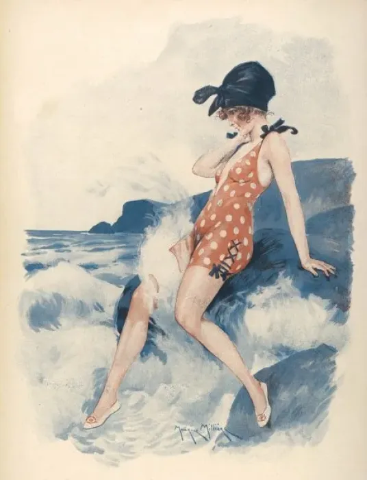 Framed Print : Bathing Beauty 1919 Framed Print : Bathing Beauty 1919