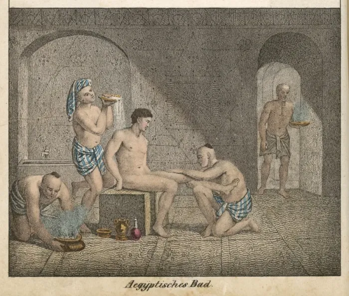 Framed Print : Bathing in Egypt Framed Print : Bathing in Egypt