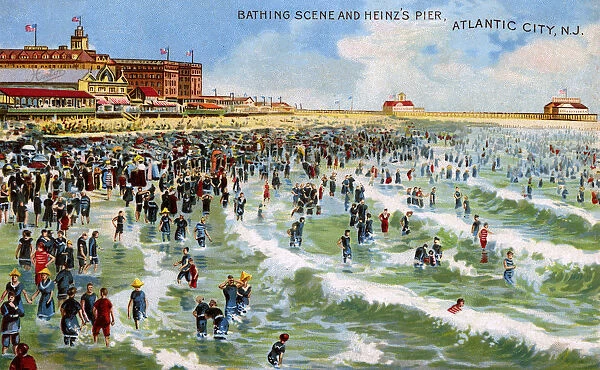 Bathing Scene - Atlantic City, USA