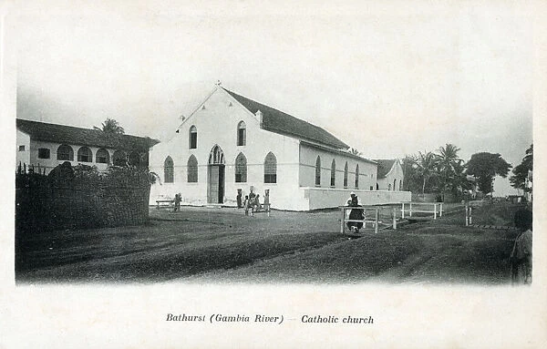 Bathurst (Banjul) (Gambia River) - Catholic Church. Date: 1904
