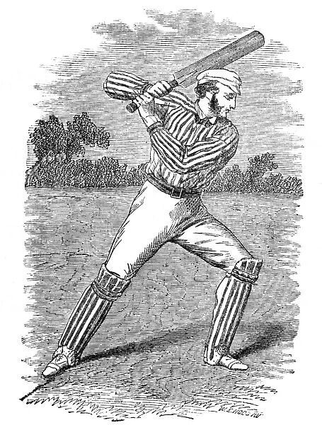 A batsman in the 19th century