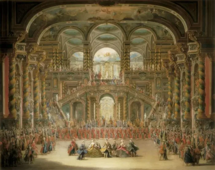 Framed Print : BATTAGLIOLI, Francesco (1725-1796). A Dance in Framed Print : BATTAGLIOLI, Francesco (1725-1796). A Dance in