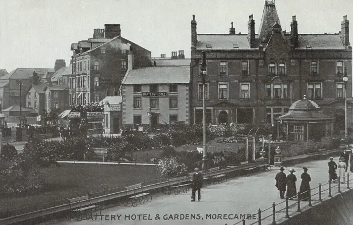 Framed Print : Battery Hotel Morcambe Framed Print : Battery Hotel Morcambe