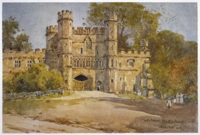 Framed Print : Battle Abbey / Gatehouse Framed Print : Battle Abbey / Gatehouse