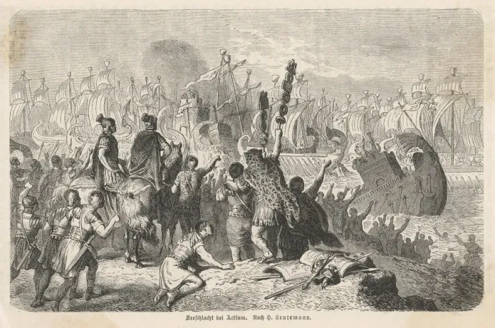 Framed Print : Battle of Actium Framed Print : Battle of Actium