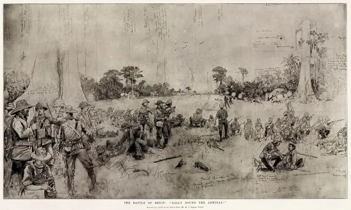Framed Print : Battle of Benin Framed Print : Battle of Benin