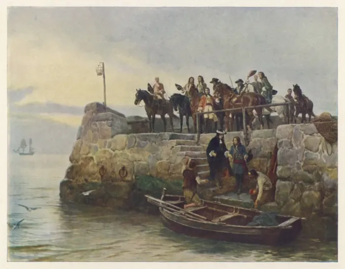 Framed Print : Battle of Boyne 1690 Framed Print : Battle of Boyne 1690