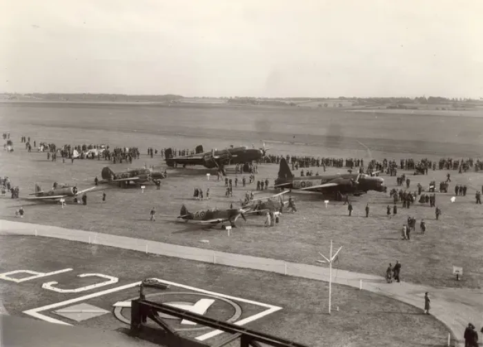Framed Print : Battle of Britain air display at RAF Cranwell Framed Print : Battle of Britain air display at RAF Cranwell