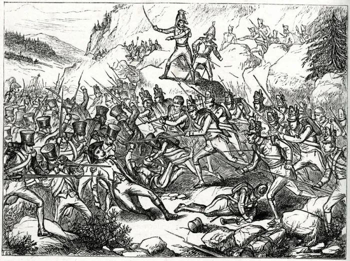 Framed Print : Battle of Bussaco, Aveiro district, Portugal, 27 September 1810 Framed Print : Battle of Bussaco, Aveiro district, Portugal, 27 September 1810