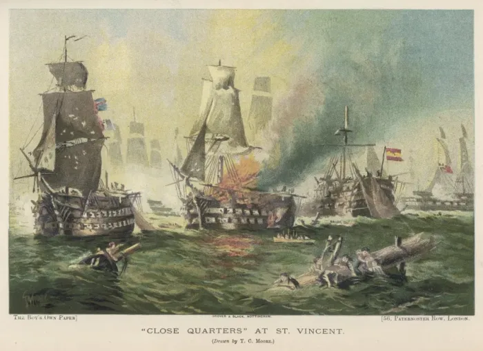 Framed Print : Battle Cape St Vincent Framed Print : Battle Cape St Vincent
