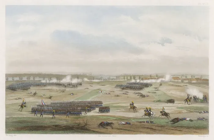 Framed Print : BATTLE OF CHAMPAUBERT Framed Print : BATTLE OF CHAMPAUBERT