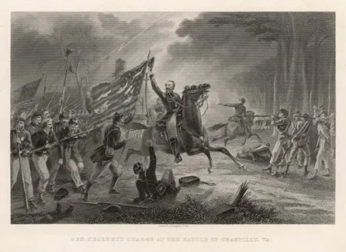 Framed Print : Battle Chantilly 1862 Framed Print : Battle Chantilly 1862
