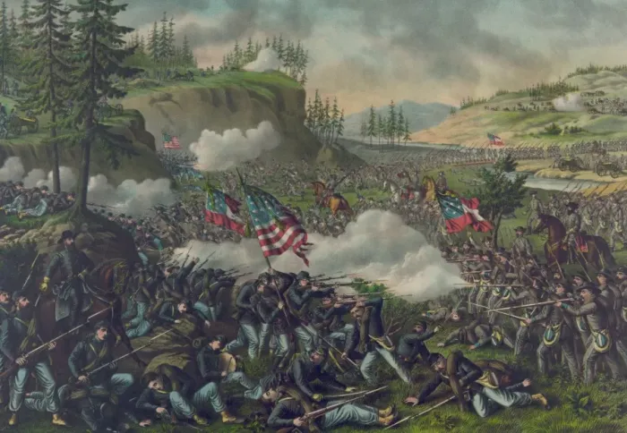 Framed Print : Battle of Chickamauga--Sept. 19 & 20 1863--Federal... (Ge Framed Print : Battle of Chickamauga--Sept. 19 & 20 1863--Federal... (Ge
