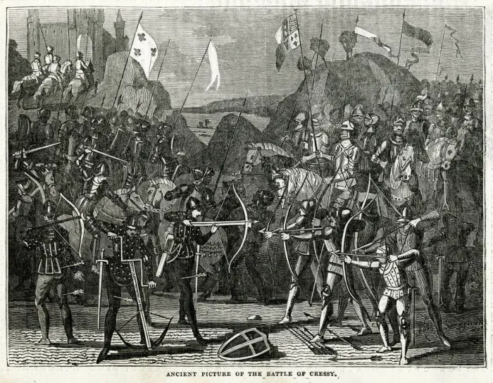Framed Print : Battle of Cr飹1346 Framed Print : Battle of Cr飹1346