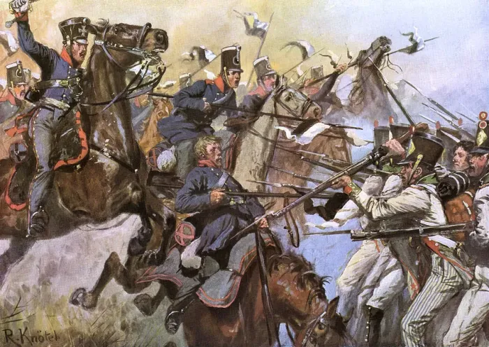 Framed Print : The Battle of Dennewitz Framed Print : The Battle of Dennewitz
