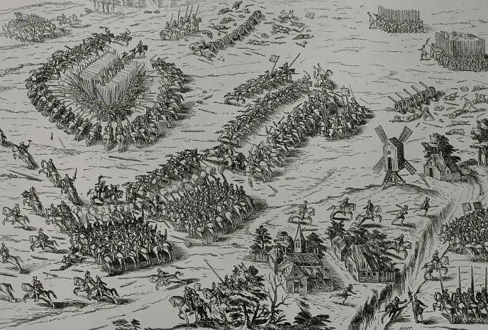 Framed Print : Battle of Dreux (December 19, 1562). French Wars Framed Print : Battle of Dreux (December 19, 1562). French Wars