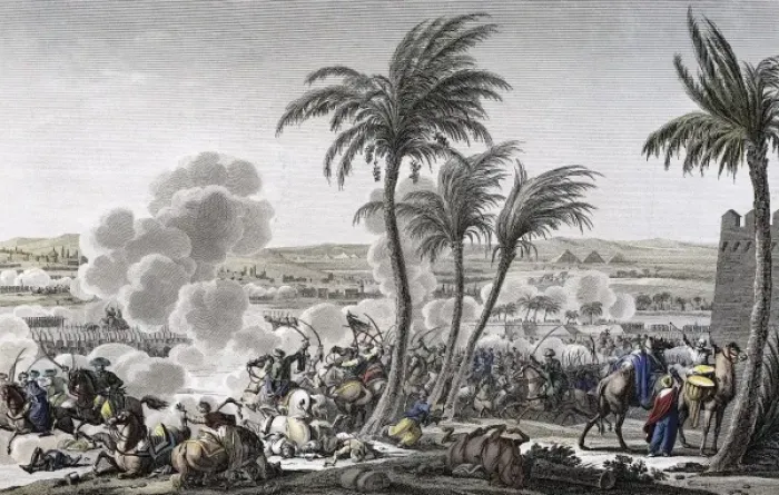 Framed Print : Battle of El Cairo or the Pyramids (21st July Framed Print : Battle of El Cairo or the Pyramids (21st July