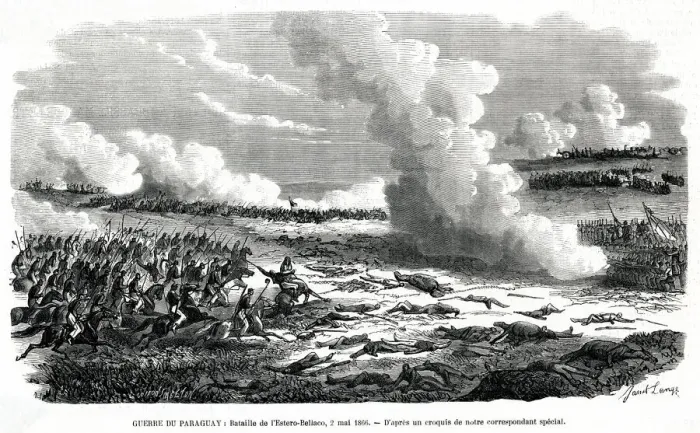 Framed Print : Battle of Estero-Bellaco Framed Print : Battle of Estero-Bellaco