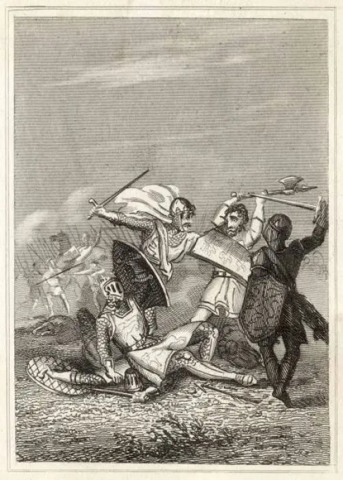 Framed Print : Battle of Evesham / 1265 Framed Print : Battle of Evesham / 1265