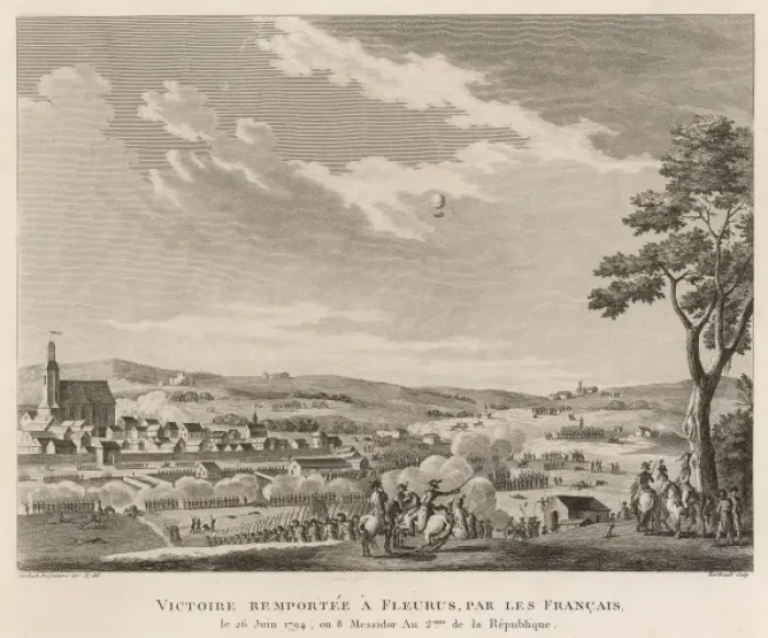 Framed Print : Battle of Fleurus 1794 Framed Print : Battle of Fleurus 1794