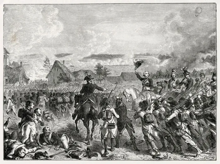 Framed Print : Battle of Fleurus The French, under General Jourdan, defeat the Austrians Framed Print : Battle of Fleurus The French, under General Jourdan, defeat the Austrians
