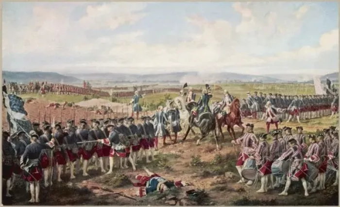 Framed Print : Battle of Fontenoy Framed Print : Battle of Fontenoy