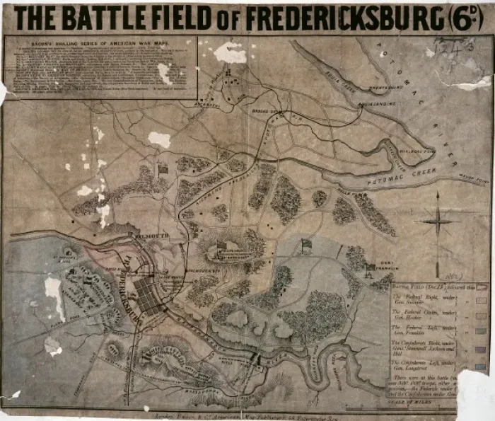 Framed Print : Battle of Fredericksburg 1863 Framed Print : Battle of Fredericksburg 1863