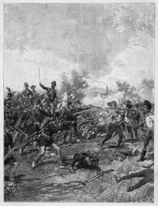 Framed Print : Battle of Goito Framed Print : Battle of Goito