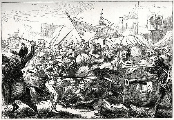 Battle of Gujrat, during the Second Anglo-Sikh War (1848-1849), 21 February 1849