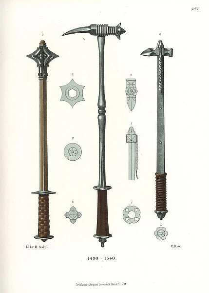 Battle hammers of the late 15th, early 16th century
